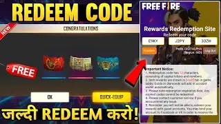 FREE FIRE WORLD SERIES REDEEM CODE | FREE FIRE REDEEM CODE TODAY | REDEEM CODE FREE FIRE