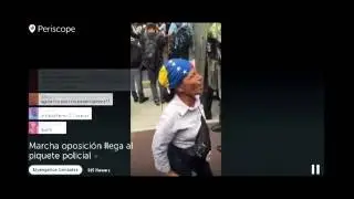 Señora enfrenta a Piquete Policia Nacional PNB Marcha CNE 7 de Junio 2016 Manifestantes