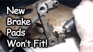 New Brakepads Won't Fit In Caliper - DIY Fix!