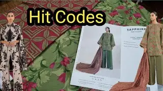 Sapphire Volume 4 new dresses Shoping Haul|Sapphire New collection|Lawn and Silk collection|Hit Code