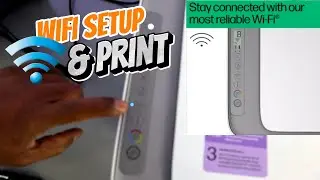 How To DO HP DESKJET 2810e Printer WIFI Setup| HP Deskjet WIFI SETUP