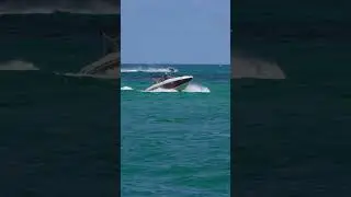 A glimpse into the view from the Haulover Inlet jetty on weekends
