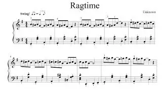 Easy Ragtime Piano sheet