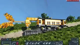 Space Engineers S1E11 Tunnel drilling and track construction 2