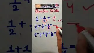 Fraction Tricks #simplifiedstudyofficial #maths #viral #trending #mathtricks