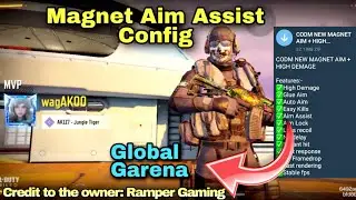 codm magnet aim assist config/global/garena/no root/glue aim/no delay/no fps drop/