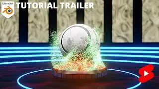 Blender Tutorial Trailer - Sci-Fi Cinematic Particle Simulation | 