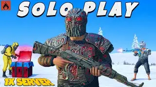SOLO PLAYING ON 1X SERVER | Oxide Survival Island | 8848 LUFFY 