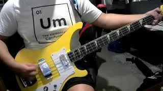 BEHOLD, MY DIY RICKENBACKER BASS!!! (Gojira Olympics Attempted Bass Cover)