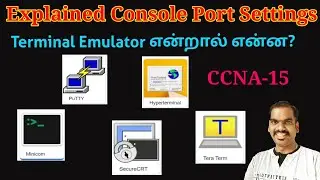 Explained terminal emulator in tamil |  CCNA 15  | Network Ravi