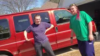Pulling a conversion van out of the weeds to rebuild for teenagers first car