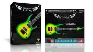 8 string guitar KONTAKT demo | Alex Antonov 8 String VSTi