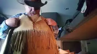 Mountain Man Bushcraft..... An old/new fringed shirt for my grandson.