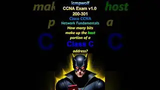Cisco CCNA: Class C Host bits? - #icmpwolf #ciscoccna #class_c