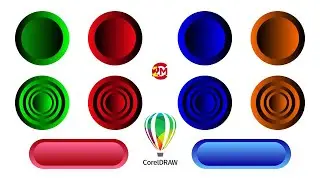 How to Make 3D Button in CorelDraw