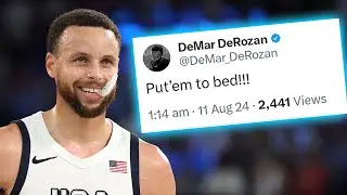 NBA PLAYERS REACT TO STEPH CURRY INSANE 4TH QUARTER GAME VS FRANCE - TEAM USA WIN GOLD