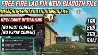 FREE FIRE LAG FIX CONFIG FILE 1.68.12 ||FREE FIRE LAG FIX 1GB 2GB RAM ||FREE FIRE LAG FIX NEW CONFIG