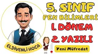 5.Sınıf Fen Bilimleri 1.Dönem 2.Yazılı Soruları(YENİ MÜFREDATA GÖRE) - Eldivenli Hoca