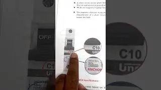 C10 Type of MCB for Home @ElectricalTechnician