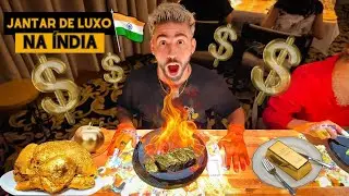 Como é JANTAR num restaurante 5 ESTRELAS na ÍNDIA? EPISÓDIO FINAL!
