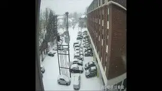 February 17, 2022 Winter Storm Timelapse