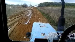 #61 01.05.2015 ПОЕЗДКА НА ТРАКТОРЕ МТЗ-80 ЗА КАМНЯМИ