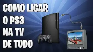 [Dicas de PS3]Como ligar o PS3 na Tv de Tubo (cabo av)