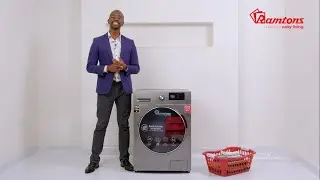 FRONT LOAD FULLY AUTOMATIC 10KG WASHER, 7KG DRYER, SILVER - RW/160
