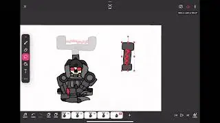 Animation tutorial: How to animate skibidi toilet characters in FlipaClip!