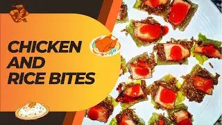 chicken and rice bites