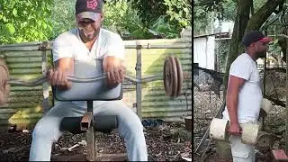 Entrenamiento de pesas en casa dia 2