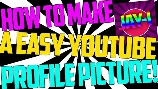 How To Make A Profile Picture On Youtube With Photoshop!