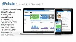 Chain Responsive Bootstrap 3 Admin Template | Themeforest Website Templates and Themes