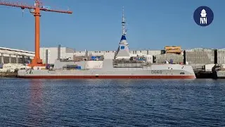 French Navy's First FDI Frigate Launched by Naval Group