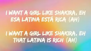 Black Eyed Peas & Shakira - Girl Like Me (English Translation) (Lyric/Letra)