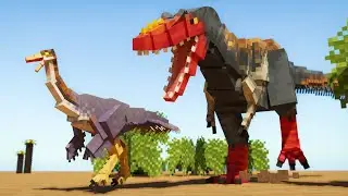 SCRUBLANDS! — Minecraft Dinosaur Addon 
