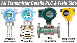 All Transmitter Details PLC & Field Side | Pressure, Level, Flow, DP Transmitter Working.
