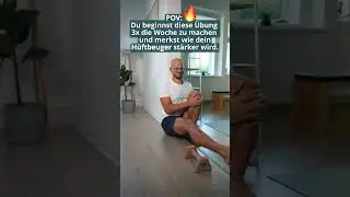 Mit dieser Übung stärkst du dein Hüftbeuger 💪🏻#shorts
