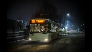 Jelcz M101I3 #1308 🎵Raba🎵 linia 222 przejazd 9.12.2021 [Lazar Zendek]