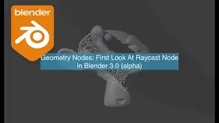LIVENODING / Geometry Nodes: First Look At Raycast Node