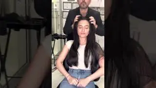 Curtain bangs with layers for long thick hair are a perfect option for every face shape.