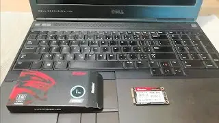 Upgrading storage to KingSpec mSATA 3 SSD 1TB - notebook DELL M4700 test speed