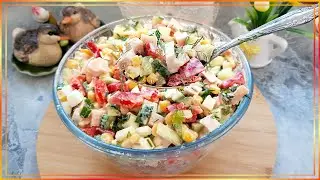 Легкий и свежий салат 