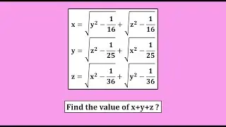 Insanely Hard Algebra Problem. Can You Figured It out !!