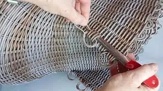 Колечки для шнуровки башмака из  полиротанга