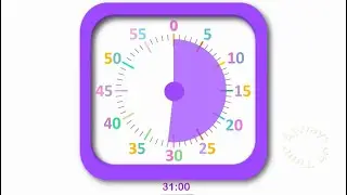 31-minute visual timer with countdown.