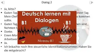 Dialoge B1  | Deutsch lernen durch Hören | 21 |