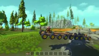 Scrap Mechanic A 18 Wheeler Wall Climber?