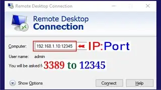 How to Change Default Port Remote Desktop on Windows | from 3389 to NEW_PORT