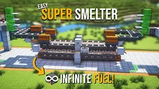 Minecraft BEST Super Smelter 1.21 - NEW - 15,000 Items Per Hour!